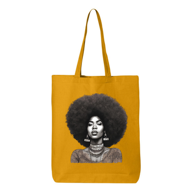 Chocolate Cutie Gusseted Tote - Plant Based Hair Care for Natural Hair